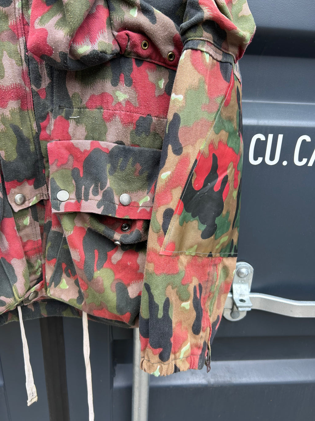 Vintage swiss army m70 alpenflage field jacket