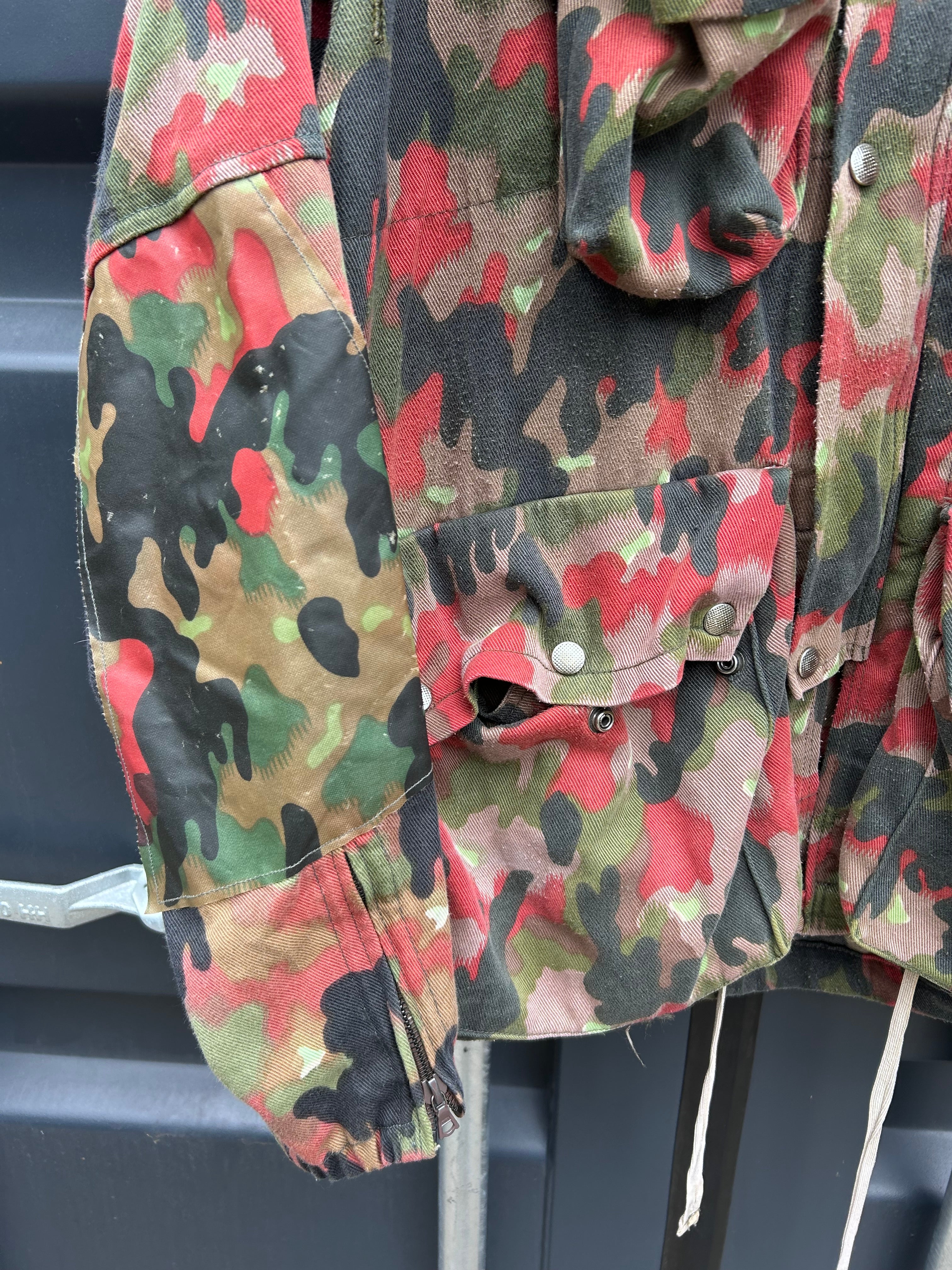 Vintage swiss army m70 alpenflage field jacket