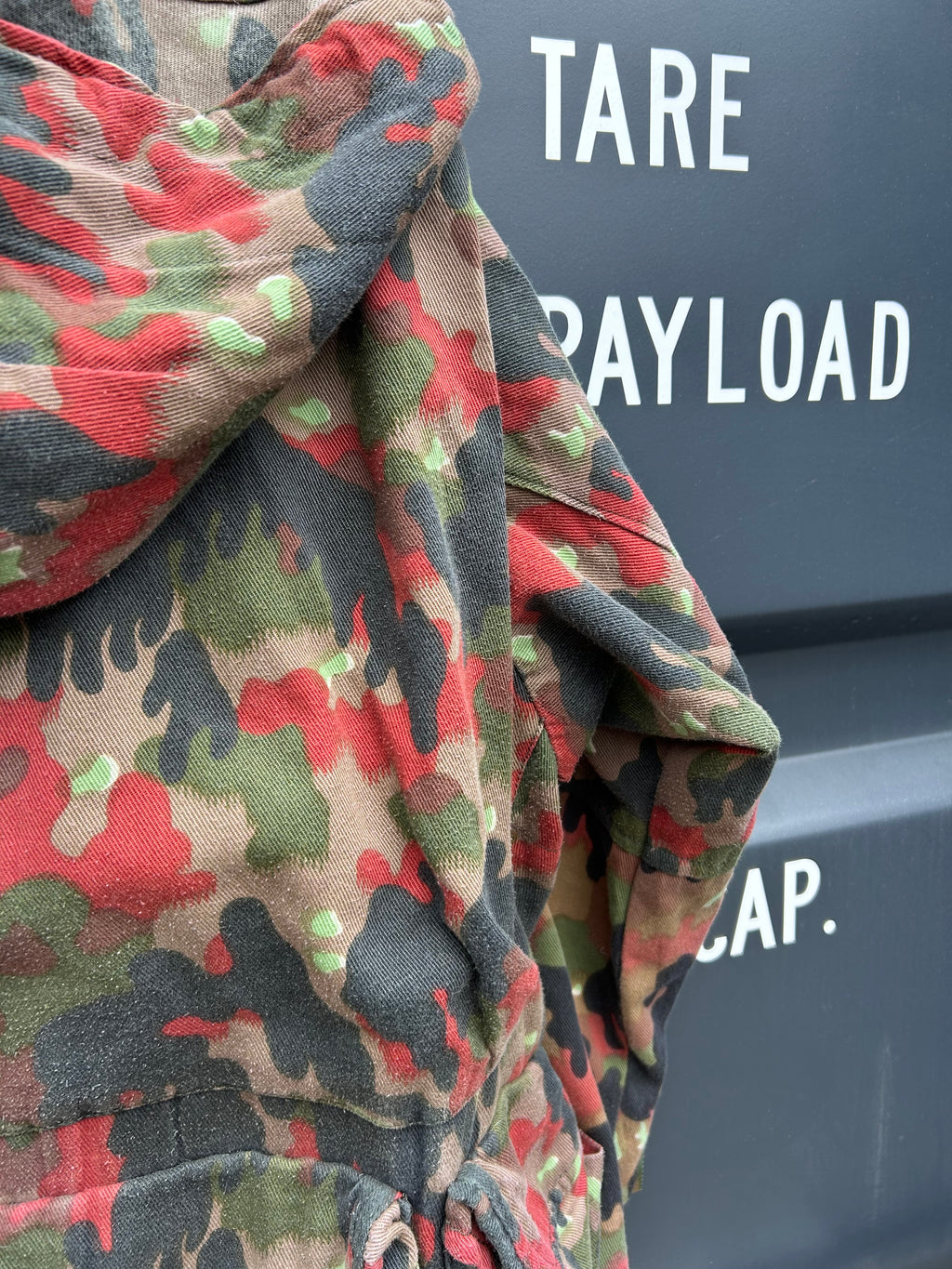 Vintage swiss army m70 alpenflage field jacket