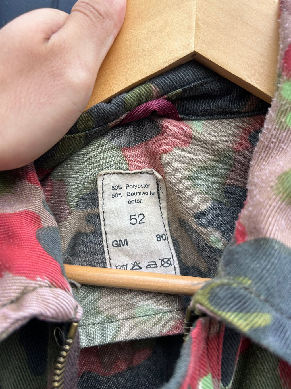 Vintage swiss army m70 alpenflage field jacket